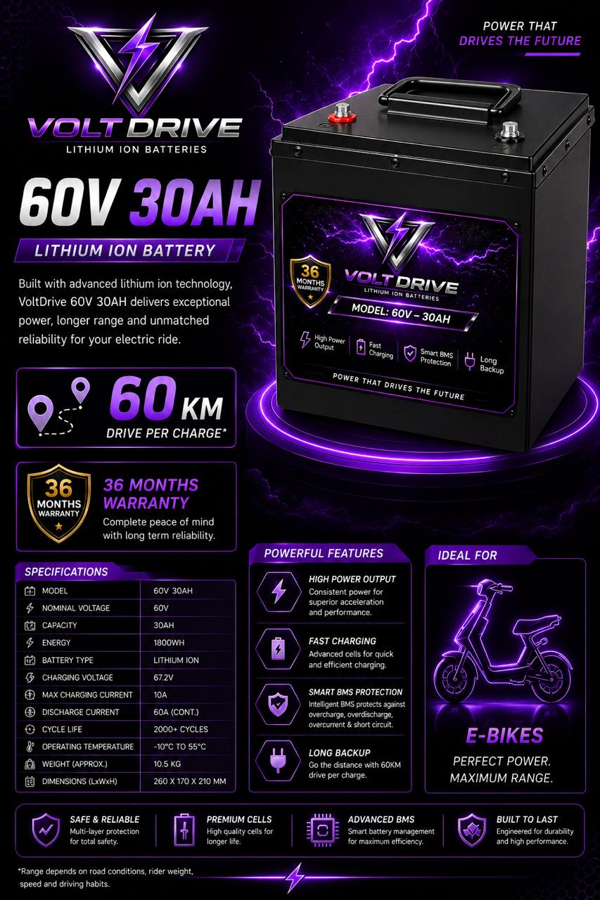 Volt Drive 60V 30AH